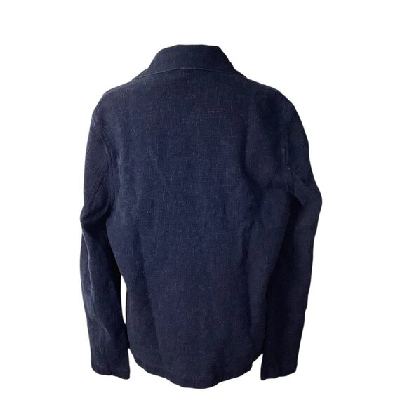 Express Women's Textured Blazer Blue Size Small Slim - Picture 3 of 10